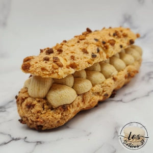 Eclair Paris-Brest praliné café