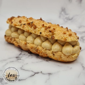 Eclair Paris-Brest praliné café