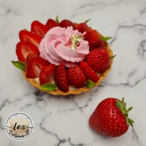 Tartelette fraise et chantilly