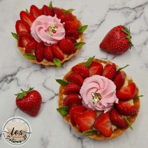 Tartelette fraise et chantilly