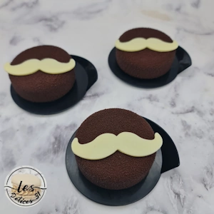 Entremet vanille praliné