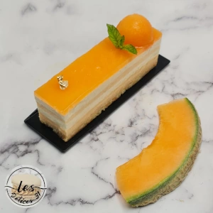 Gâteau melon et menthe