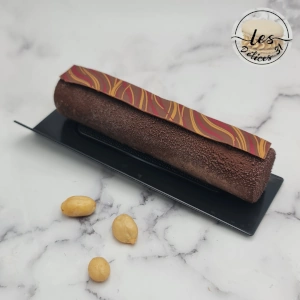 Entremet cacahuète chocolat