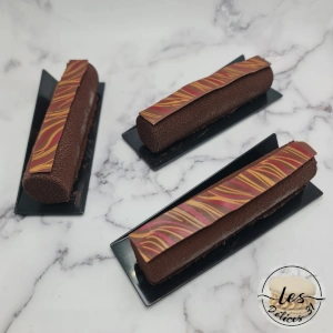 Entremet cacahuète chocolat