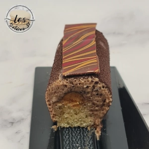 Entremet cacahuète chocolat