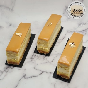 Gâteau poire caramel