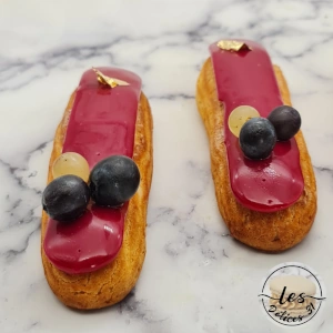 Eclair rhum raisin