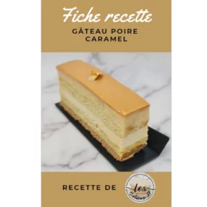 Gâteau poire caramel