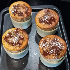 Soufflé banane cacao