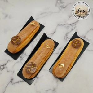 Eclair poire noisette