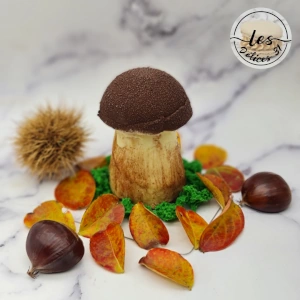 Champignon poire marron