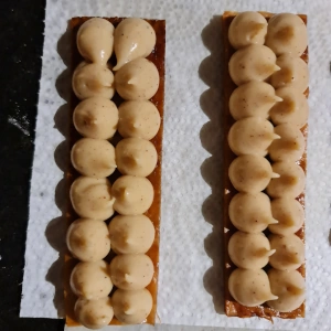 Millefeuille filo noisette