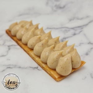 Millefeuille filo noisette