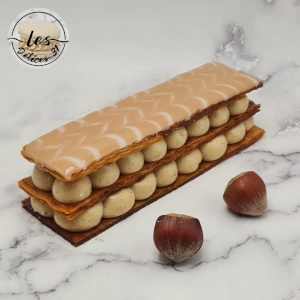 Millefeuille filo noisette