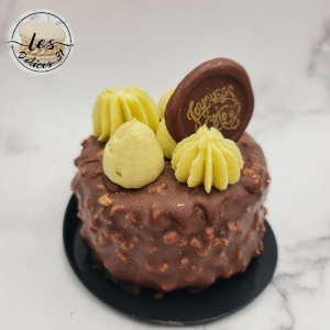 Entremet pistache chocolat