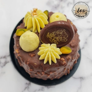 Entremet pistache chocolat