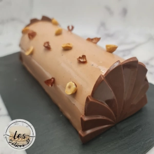 Buche vanille et noisette