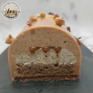 Buche vanille et noisette