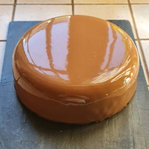 Entremet poire chocolat et noisette