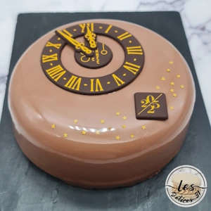 Entremet poire chocolat et noisette