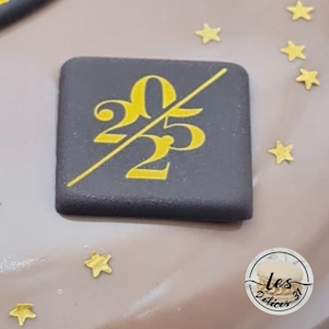 Entremet poire chocolat et noisette