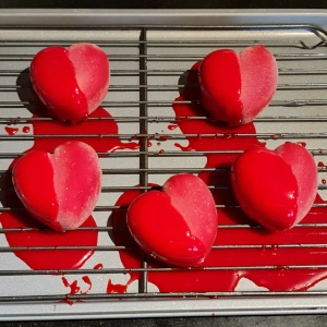 Entremet cœur fraise